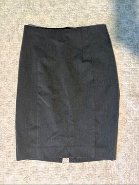 Express Women's Charcoal Pencil Skirt